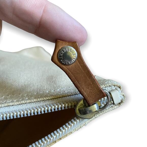 Burberry Large Zipper Top Travel Cosmetic Pouch - Picture 5 of 6